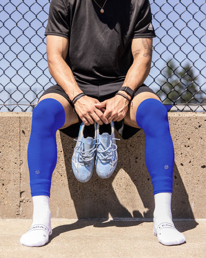 SL CORE - Cut Socks Blue
