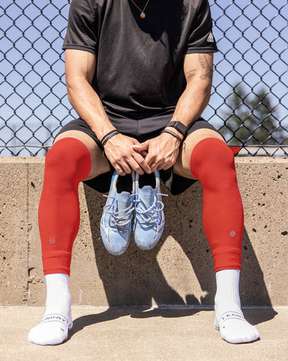 SL CORE - Cut Socks Red