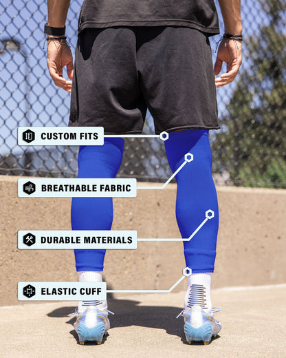 SL CORE - Cut Socks Blue