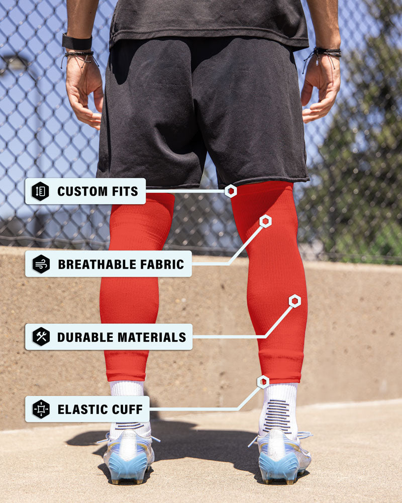 SL CORE - Cut Socks Red