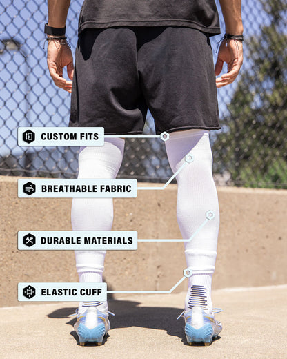 SL CORE - Cut Socks White