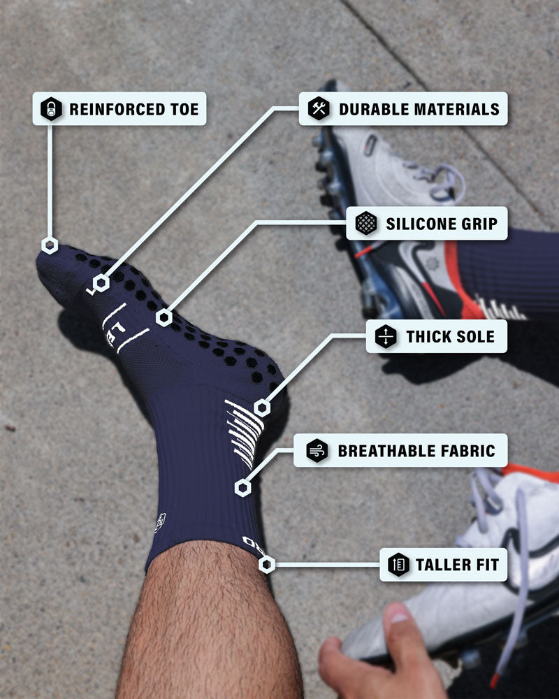 SL PRO - Grip Socks Navy Blue