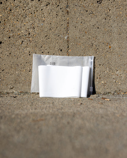 SL VISE Shin Guard Straps White Out of Packaging