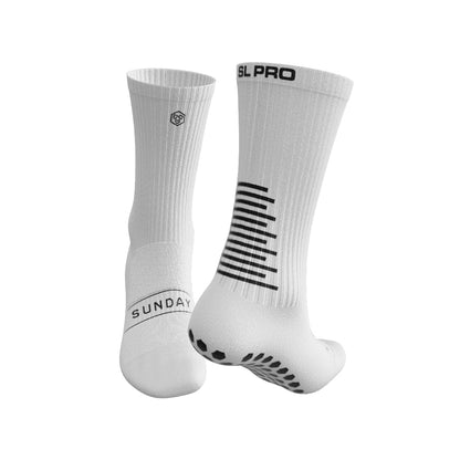 SL PRO - Grip Socks White